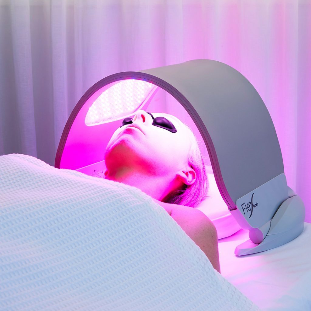 Dermalux LED light therapy treatment