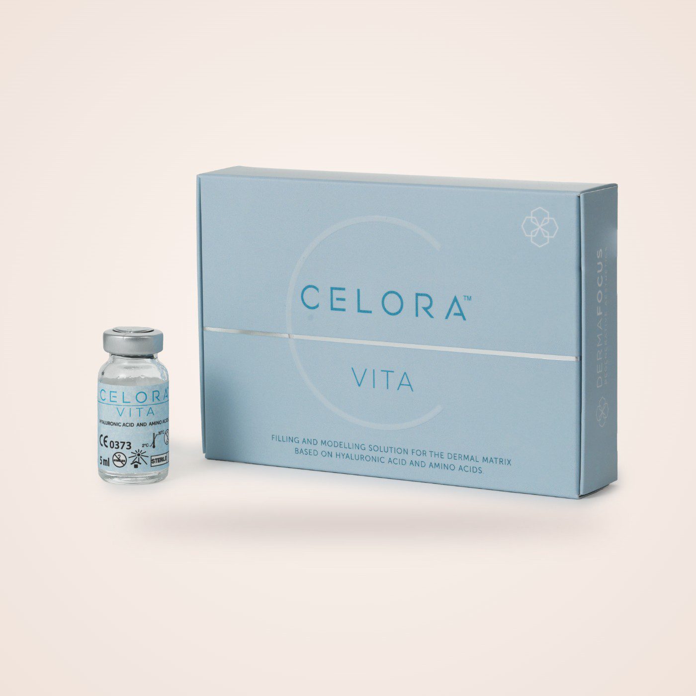 Celora Vita by DermaFocus box and 5ml vial