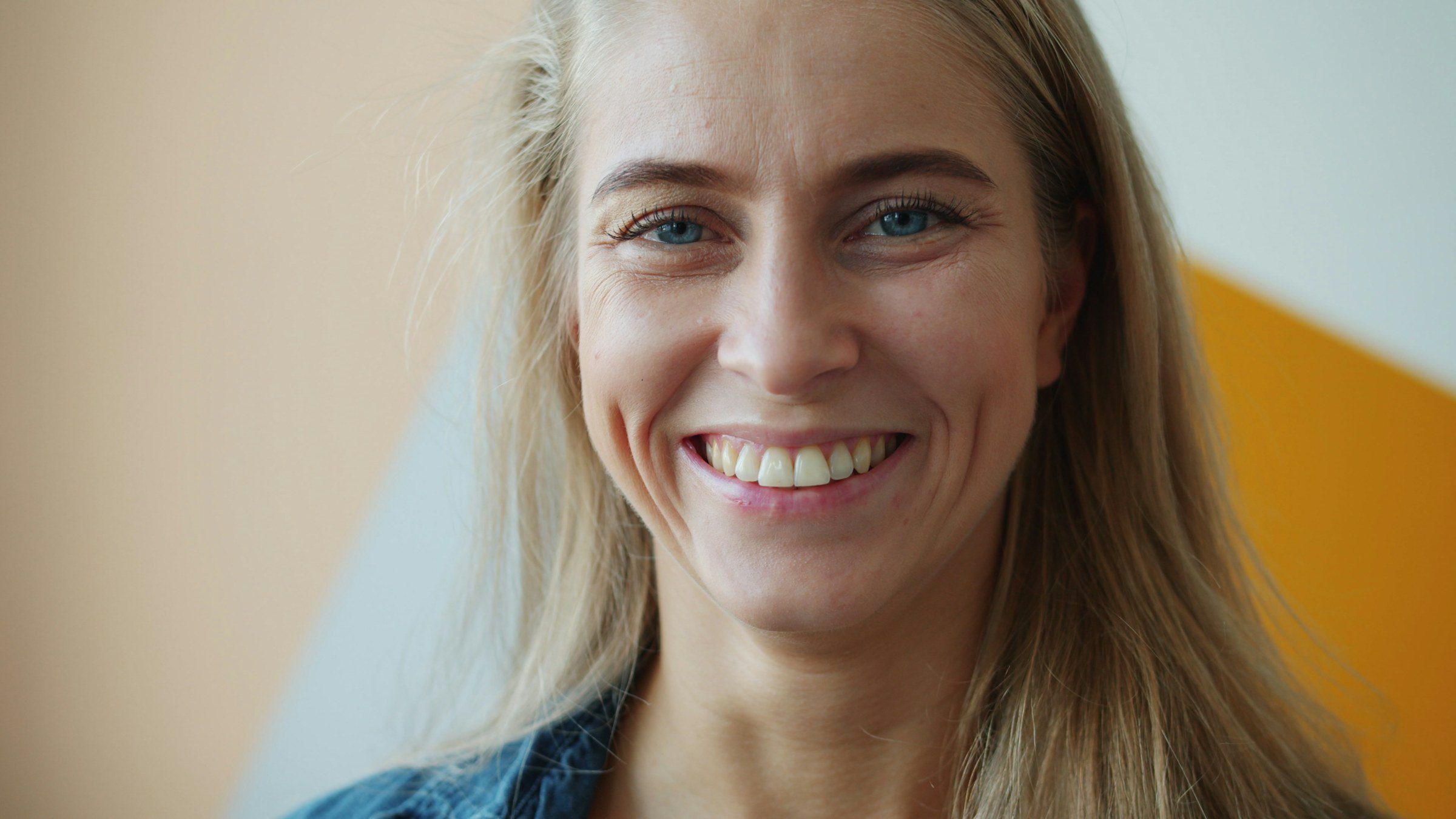Confident smiling woman